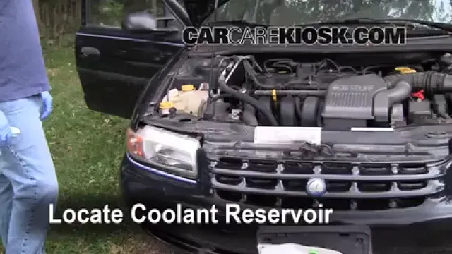1996 Plymouth Breeze 2.0L 4 Cyl. Antigel (Liquide de Refroidissement) Réparer les Fuites